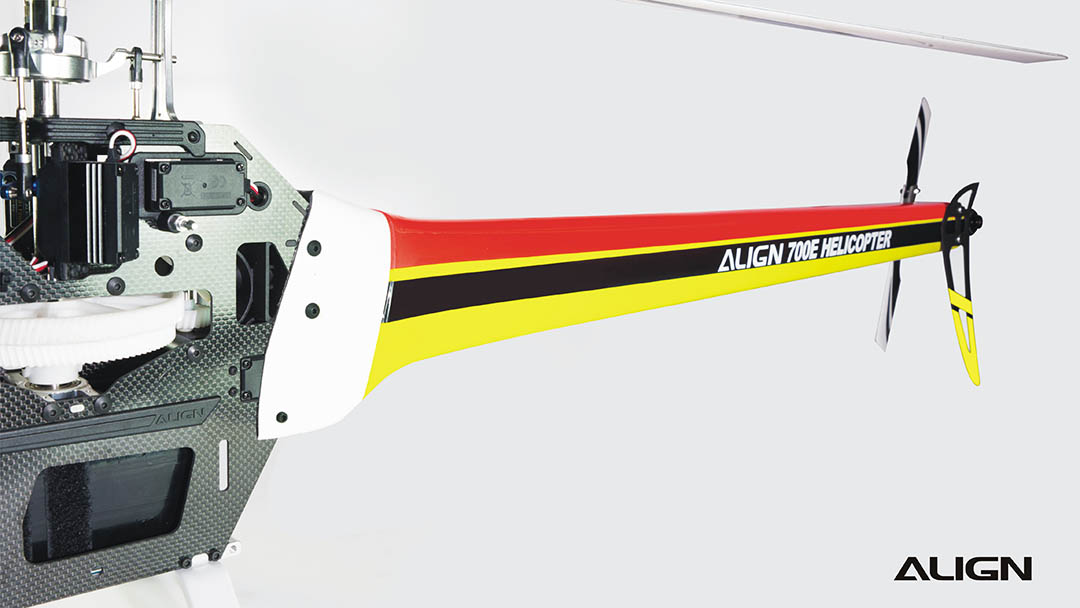 700E Speed Fuselage - Red & Yellow