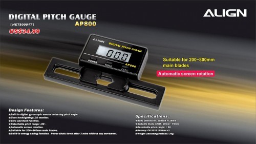 AP800 Digital Pitch Gauge