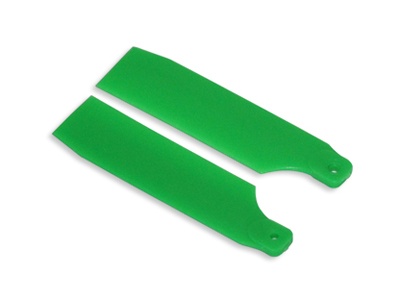 FUSUNO 62mm Neon Green Plastic Tail Blade 62 mm - 450 sizes