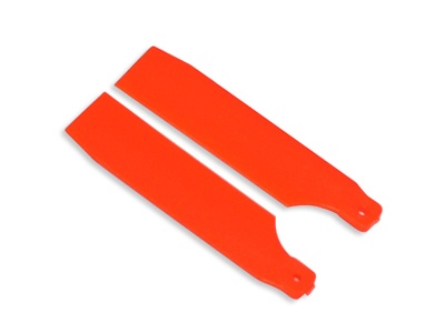 FUSUNO 62mm Neon Orange Plastic Tail Blade 62 mm - 450 sizes