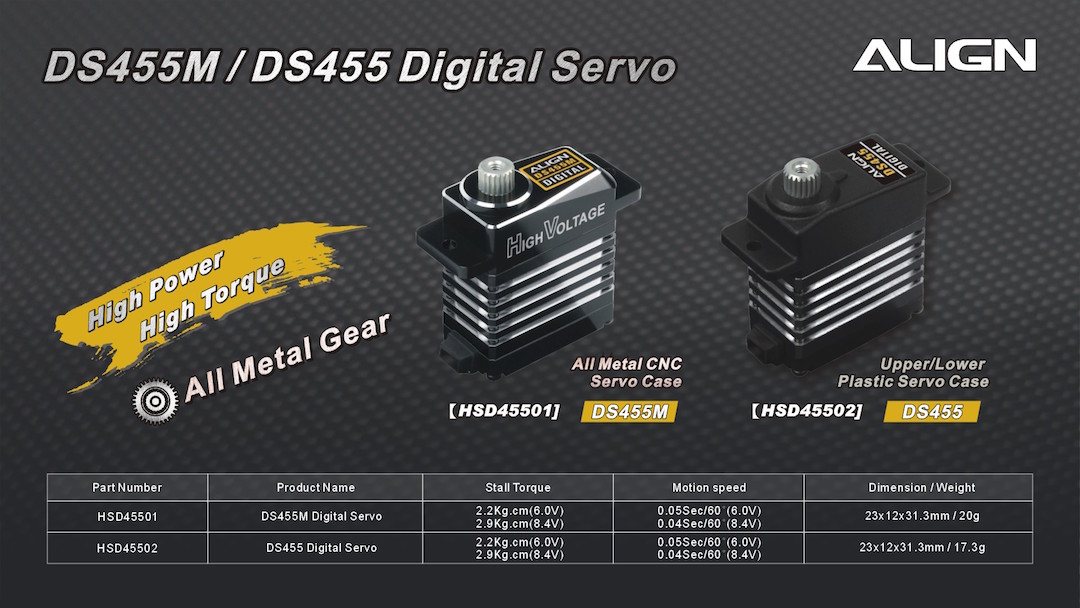 DS455M Digital Servo