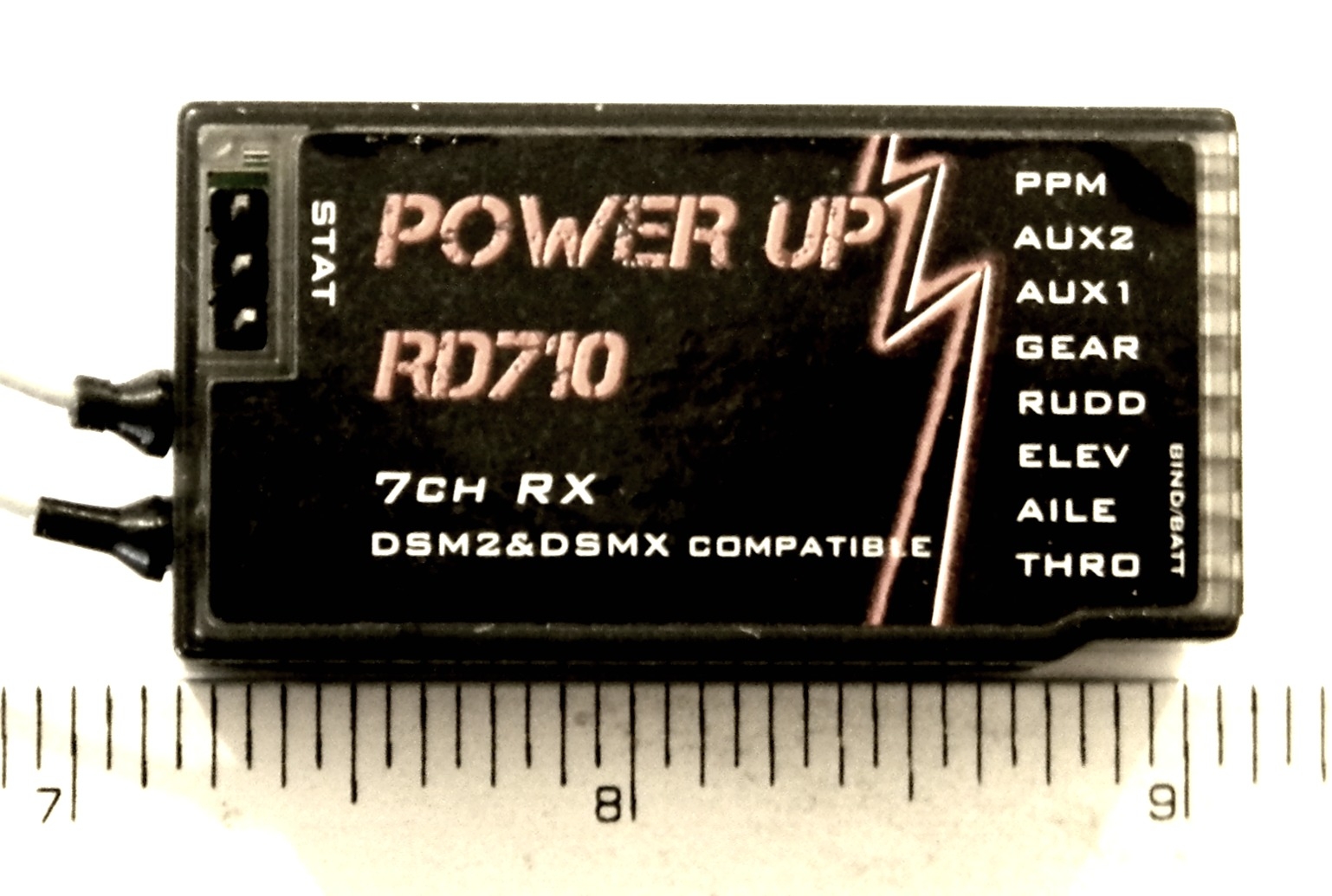 PowerUp RD710 2.4GHz 7CH DSM2 DSMX Compatible Receiver