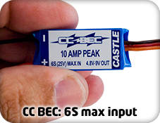 CC BEC 10A 25V (SBEC) Switching Regulator