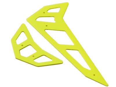 FUSUNO 500E Pro Neon Yellow Fiberglass Horizontal/Vertical Fin