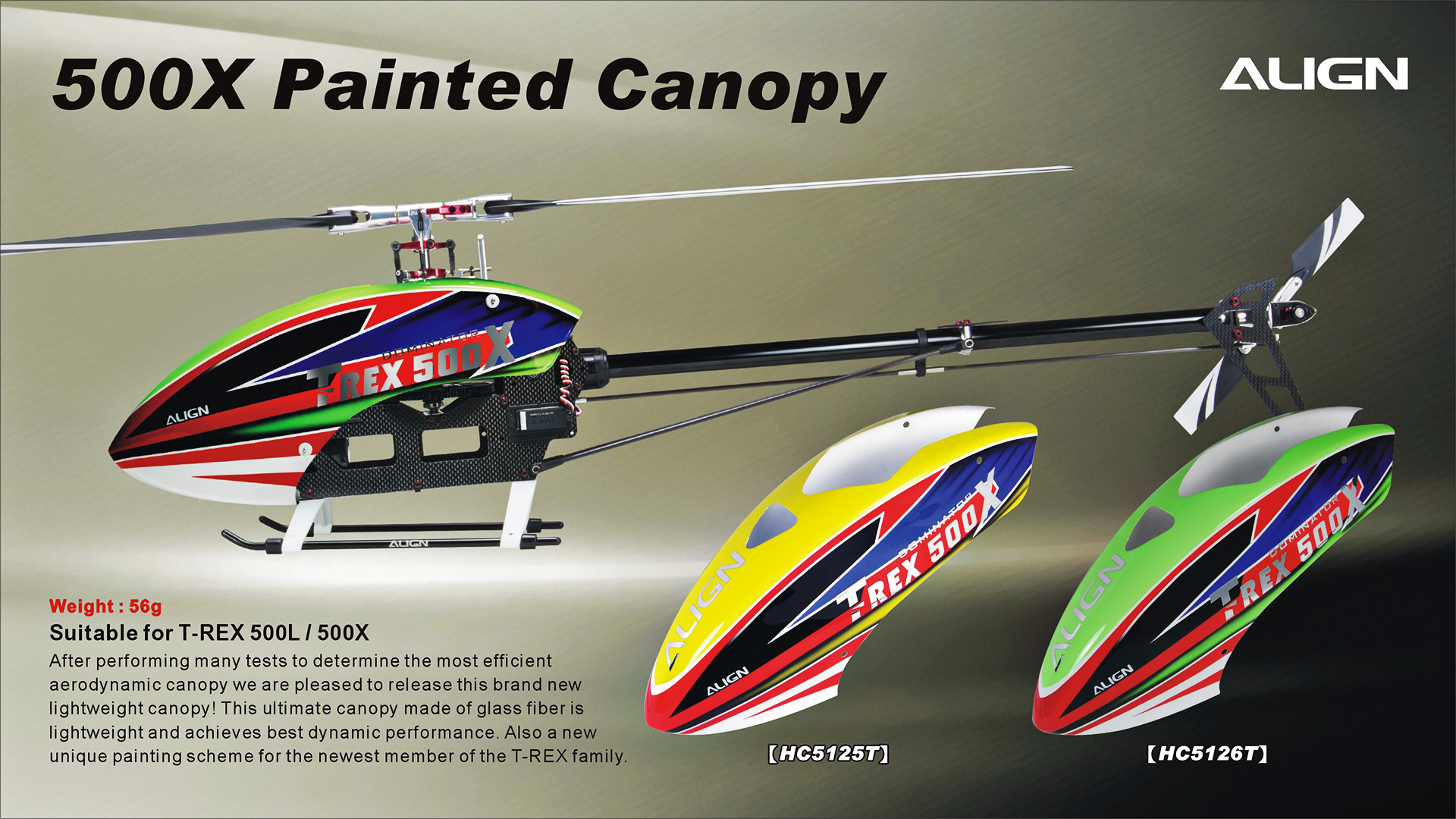 500X Painted Canopy