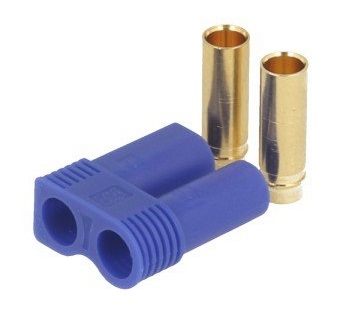 EC5 connector female - for slit version - blue