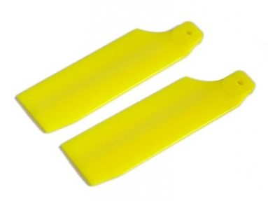 FUSUNO 62mm Neon Yellow Plastic Tail Blade 62 mm - 450 sizes