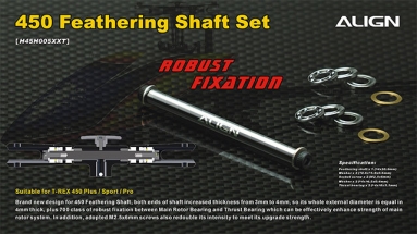 450 Feathering Shaft Set