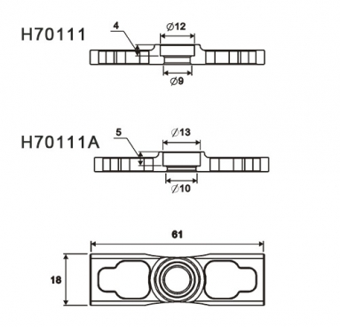 700E V2 Motor Pinion Gear Bearing Mount