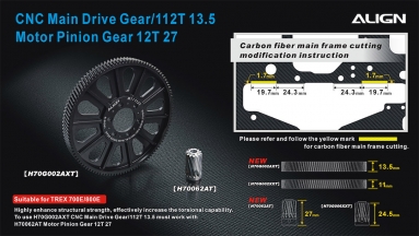 CNC Slant Thread Main Drive Gear/112T