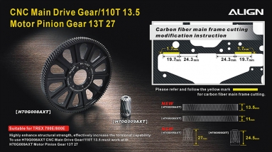 CNC Slant Thread Main Drive Gear/110T