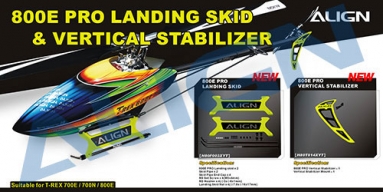 800E PRO Landing Skid-fluorescence