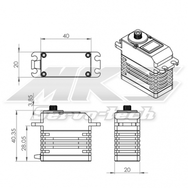 HBL 960 HV DIGITAL SERVO BRUSHLESS