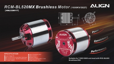 520MX Brushless Motor (1600KV/3527)