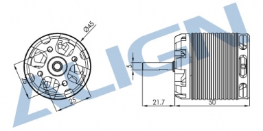 520MX Brushless Motor (1600KV/3527)