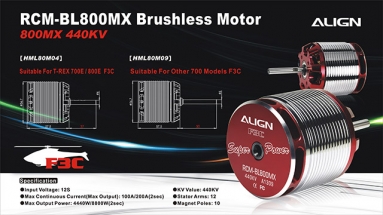 800MX Motor(440KV)