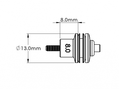 Quick Change Canopy Mount Goblin 500 (8.8mm) - 2pcs