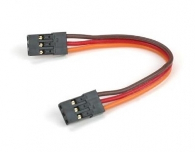 10cm Servo Lead male to male (JR) 26AWG