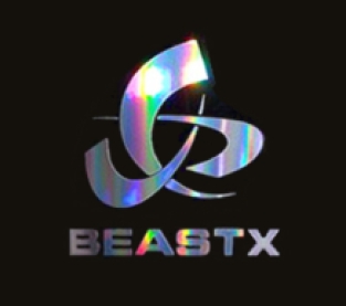 Hologrammaufkleber BEASTX (2 Stk)