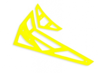 FUSUNO 450 Pro 1.2mm Painted Neon Yellow Fiberglass Horizontal/Vertical Fins