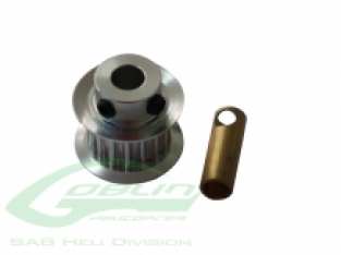 ALUMINUM MOTOR PULLEY Z18 - GOBLIN 500/570