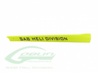 CARBON FIBER TAIL BOOM YELLOW - GOBLIN 500 SPORT