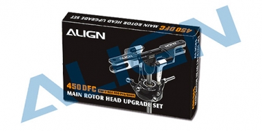 450DFC Main Rotor Head Upgrade Set/Blue