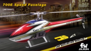 700E Speed Fuselage red/white/blue/yellow