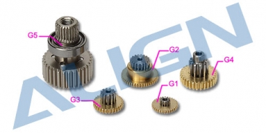 DS525 Servo Gear Set