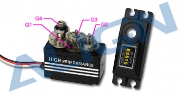 DS615 Servo Gear Set