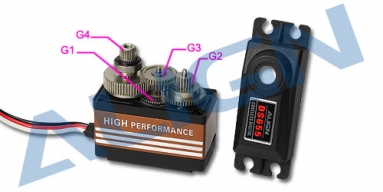 DS655 Servo Gear Set