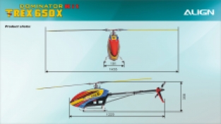 T-REX 650X Dominator Kit (12S)